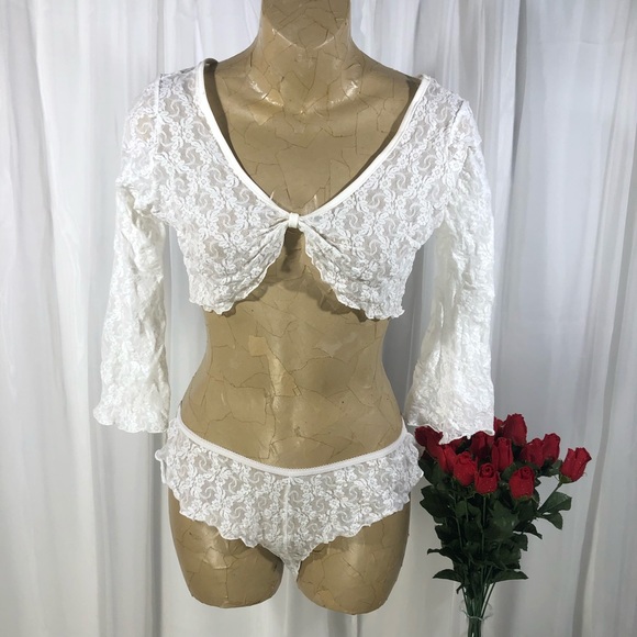 Lace Bell Sleeve Sleep Set